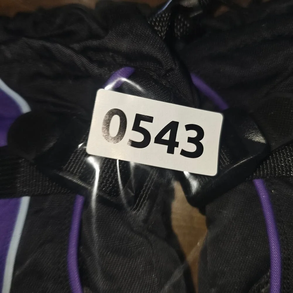 Kids Head Outlast Ski Gloves Black and Purple Medium